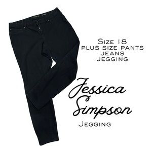 Plus Size Jessica Simpson Black Jeans Jeggings - Size 18